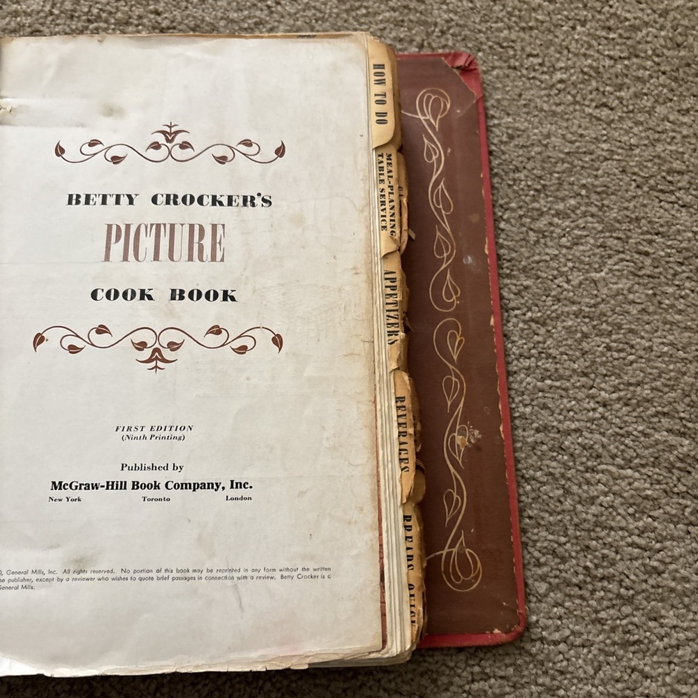 Betty Crocker's Picture‎ Cook Book Hardcover English Adult Nonfiction Cookbook - Picture 6 of 6